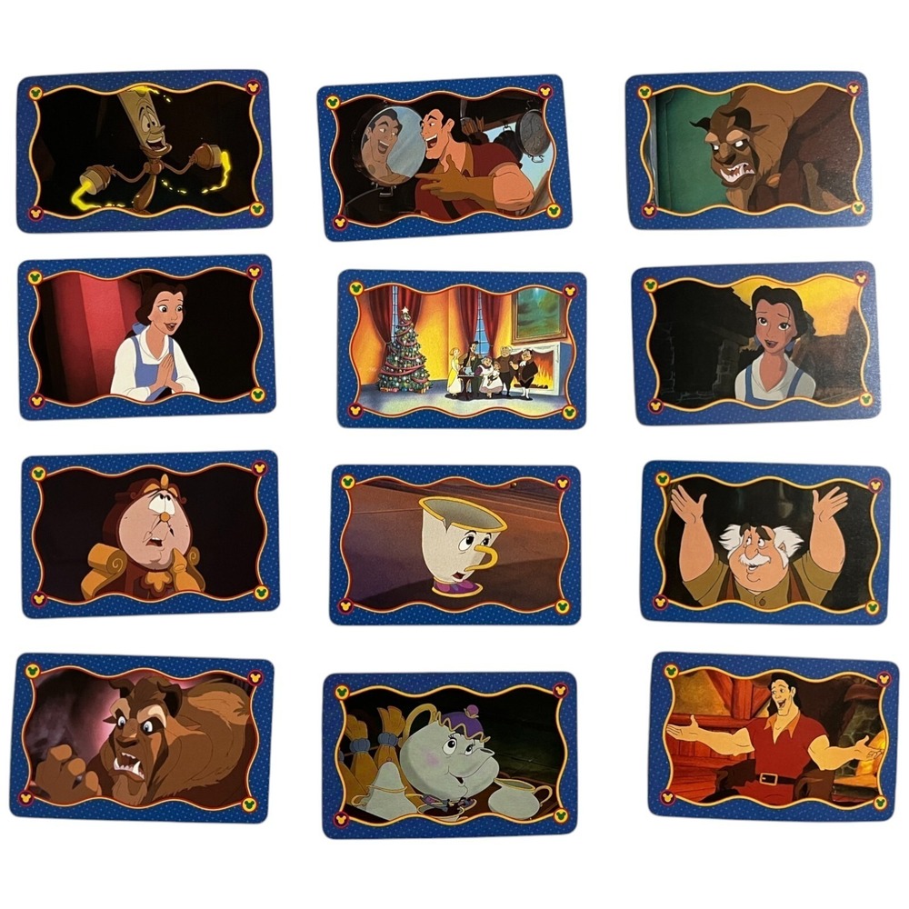 The Wonderful World of Disney Trivia Game Cards - Beauty & the Beast (12 Cards)